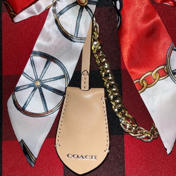 Coach Twilly Brass Purse Charm/Key Chain - Picture 5 of 8